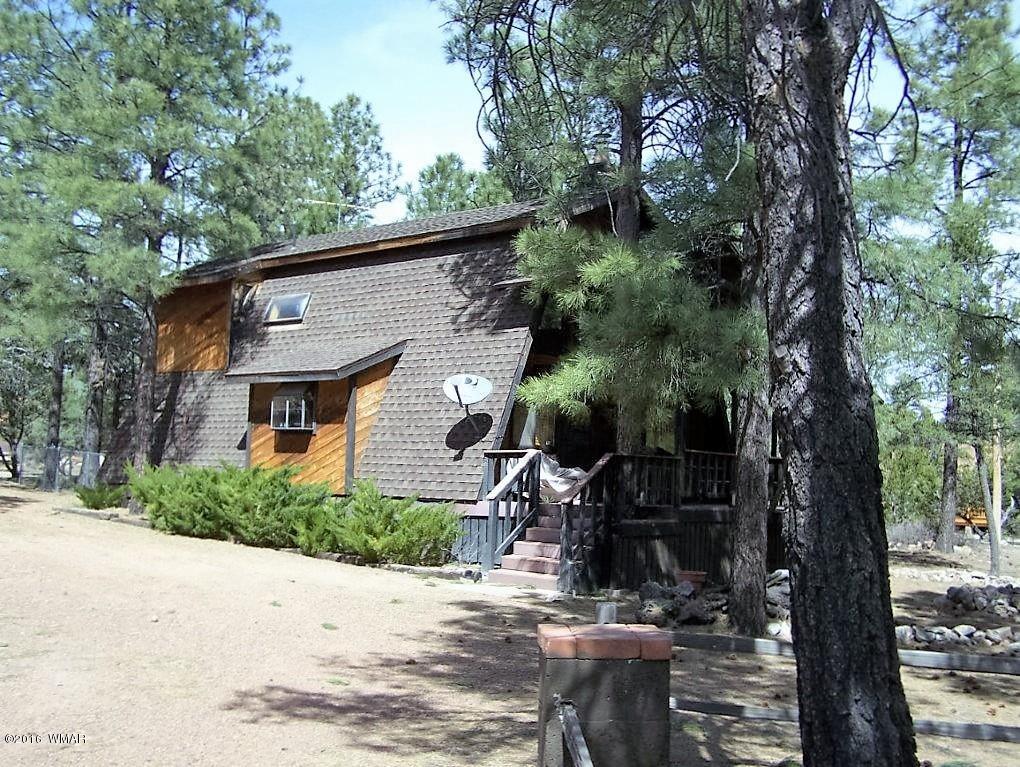 3156 Chevelon Road Overgaard, AZ 85933 - Photo 43 of 46 a house view with a outdoor space