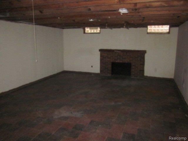 4883 Audubon Road Detroit, MI 48224 - Photo 6 of 6 4883 Audubon basemnet fireplace.