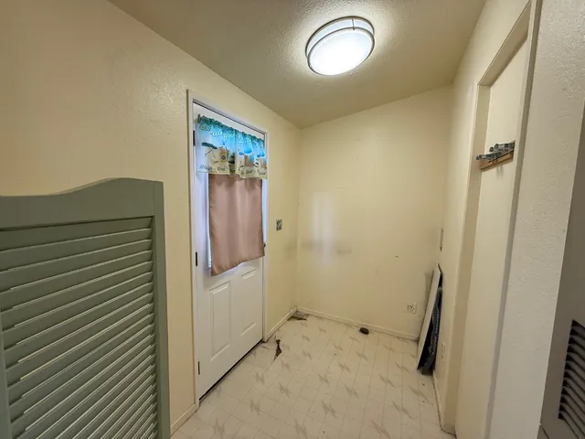 a view of front door