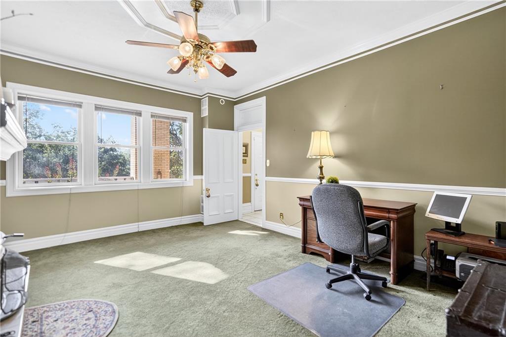 28 Whitaker Street Burgettstown, PA 15021 - Photo 21 of 50 a view of a workspace with furniture and a window