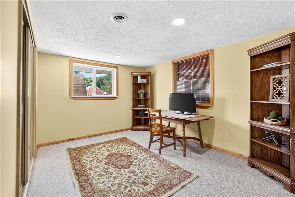 28 Whitaker Street Burgettstown, PA 15021 - Photo 44 of 50 a view of a workspace with furniture and a window
