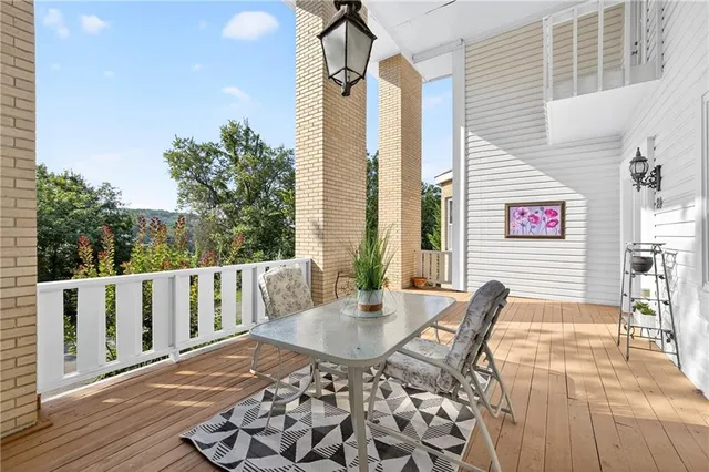 a outdoor space with furniture