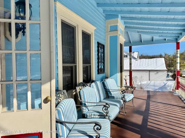 a room with furniture and window