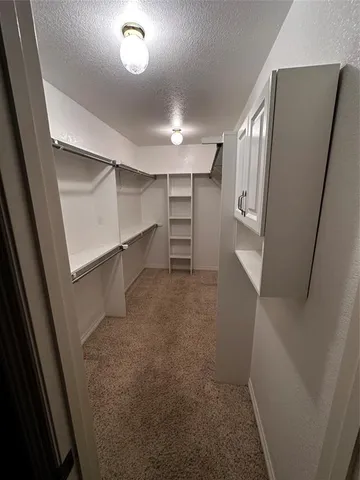 a view of walk in closet