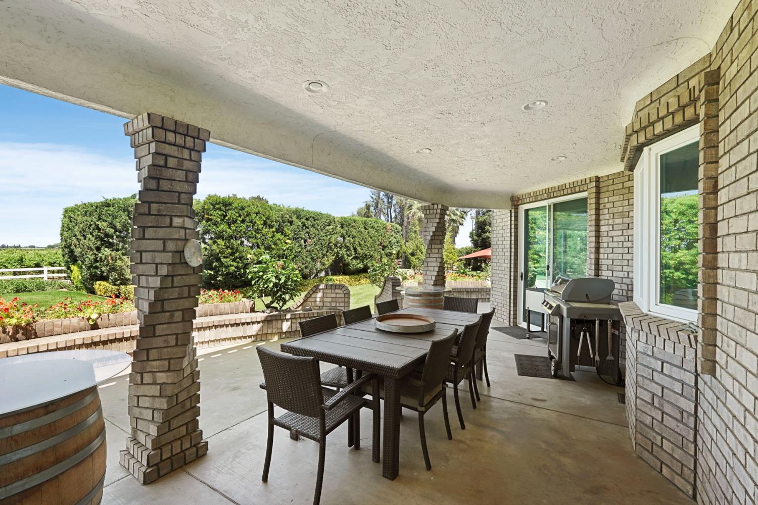 21649 Des Moines Road Acampo, CA 95220 - Photo 31 of 34 a view of a dining room with furniture window and outside view