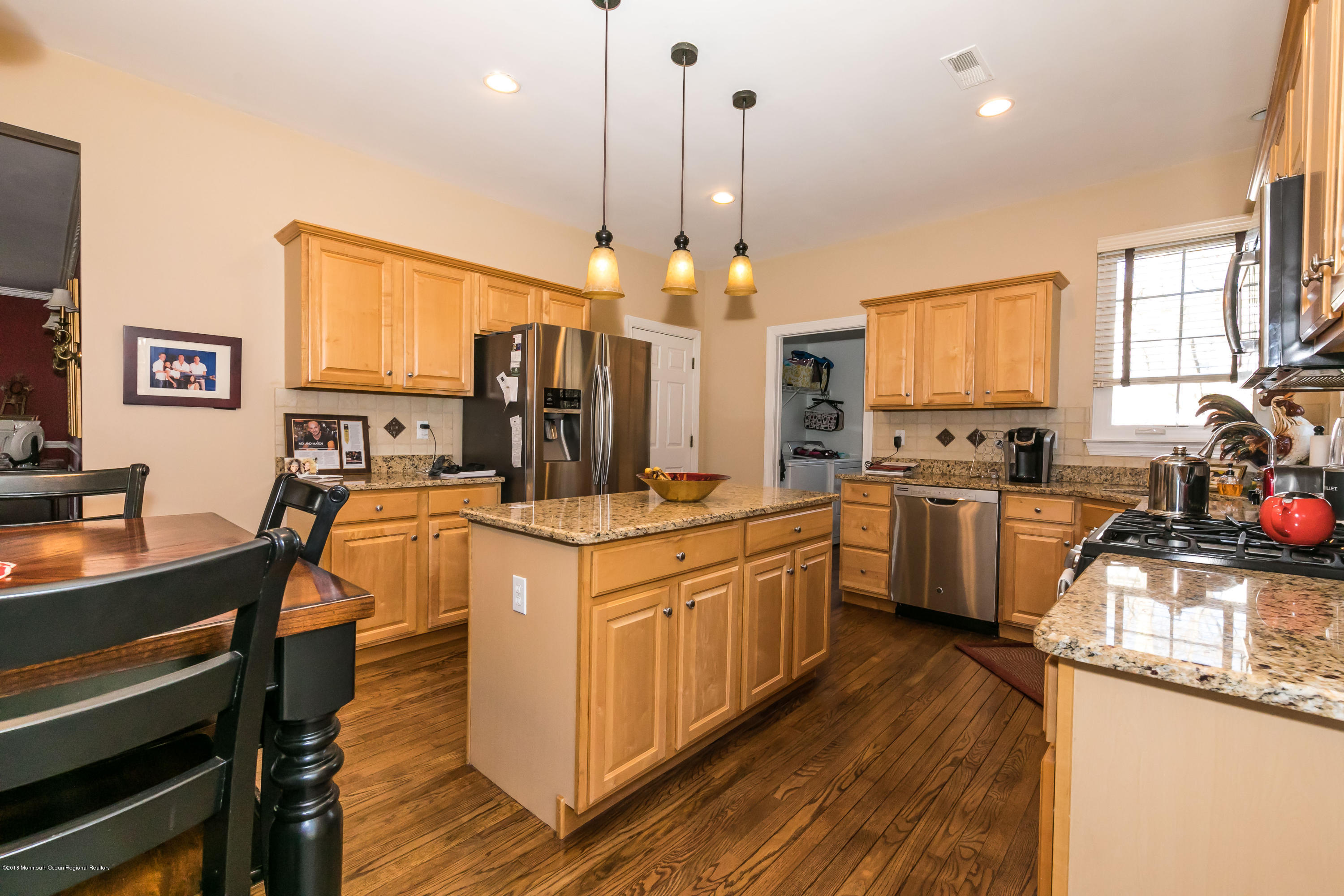 421 Diamond Road Jackson, NJ 08527 - Photo 3 of 24 a kitchen with stainless steel appliances granite countertop sink stove top oven and cabinets