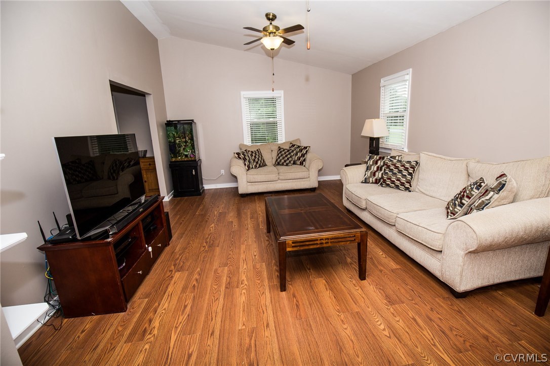 18196 Old Ridge Road Montpelier, VA 23192 - Photo 13 of 40 a living room with furniture and a flat screen tv