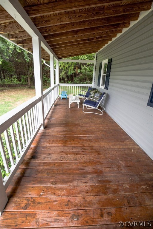 18196 Old Ridge Road Montpelier, VA 23192 - Photo 3 of 40 a view of a porch with wooden floor