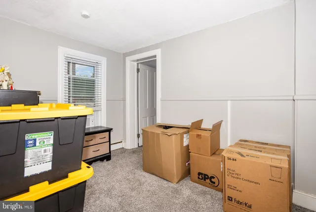 a room with storage and utility