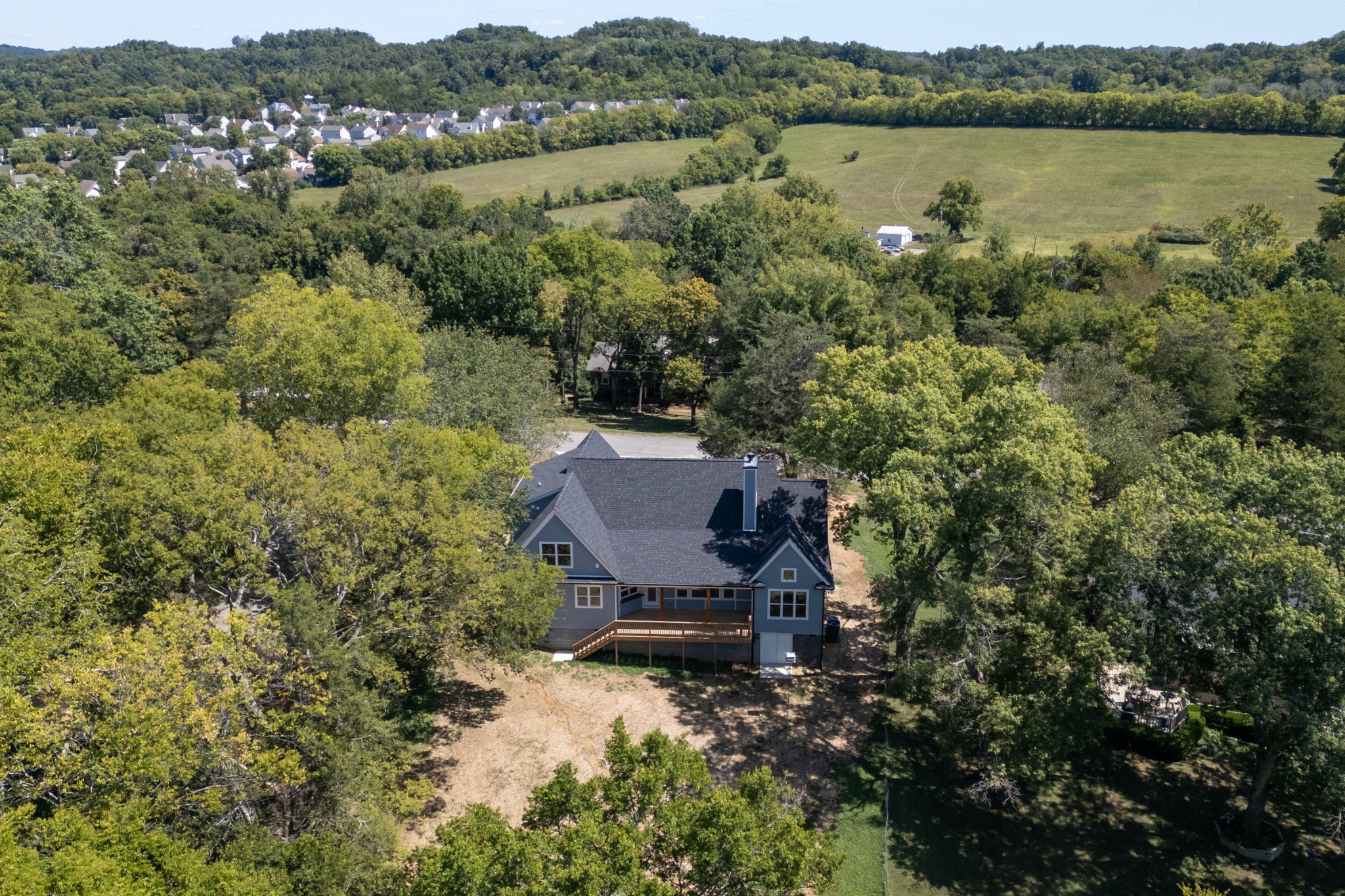 2033 Graceland Drive Goodlettsville, TN 37072 - Photo 39 of 40 an aerial view of a house with a lake view