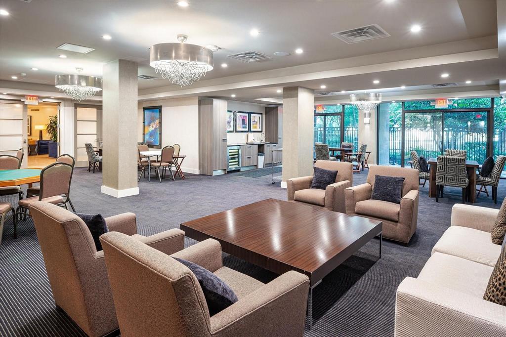 5200 Keller Springs Road, Unit 637 Dallas, TX 75248 - Photo 25 of 37 a living room with furniture and a large window