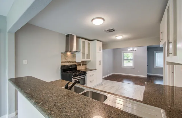 a workspace with furniture and window