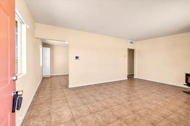 a view of a livingroom with a staircase