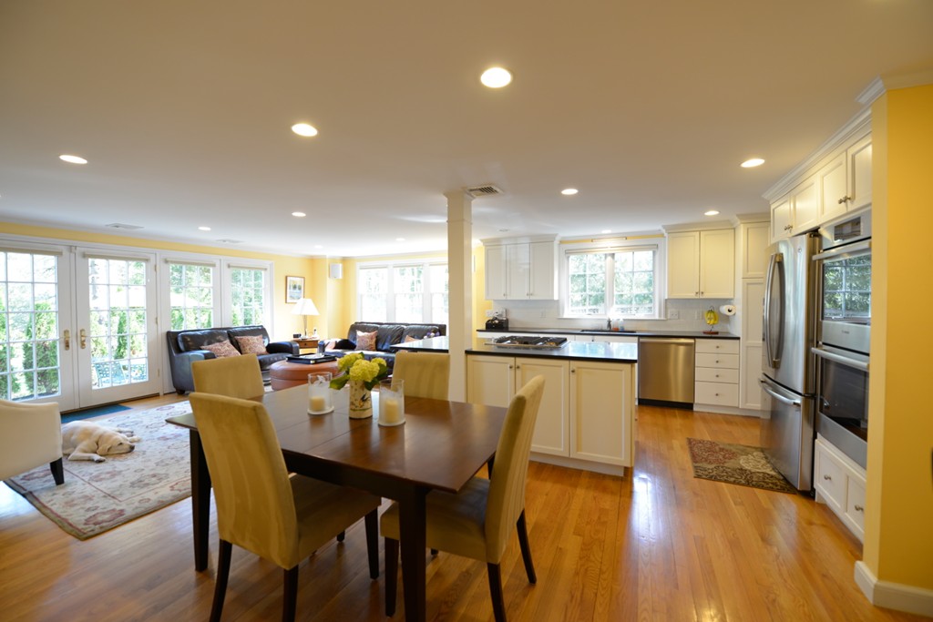 5 Ingraham Road Wellesley, MA 02482 - Photo 5 of 11 a large kitchen with a table and chairs