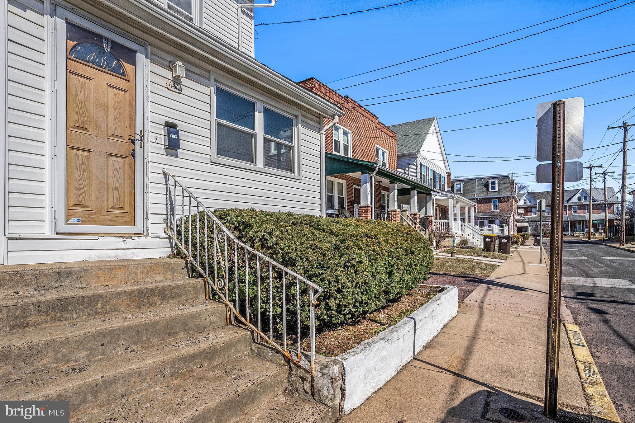 a view of a house with a large windows