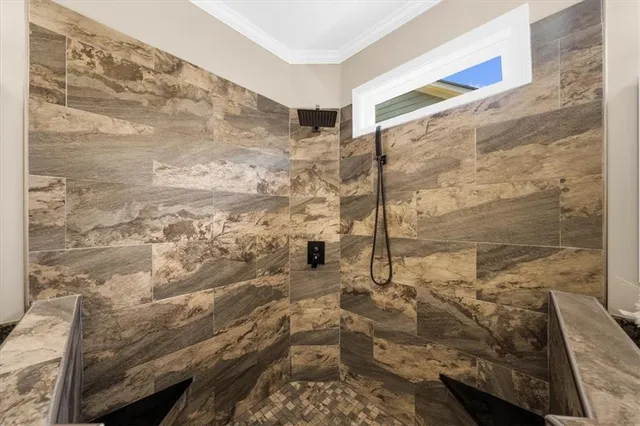 a view of a lake with a house in the background