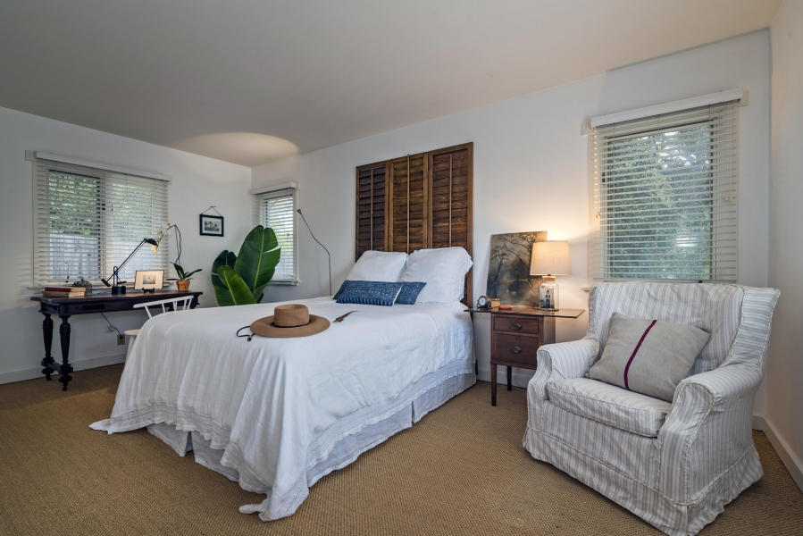 460 Pimiento Lane Montecito, CA 93108 - Photo 7 of 22 a bedroom with bed and a couch