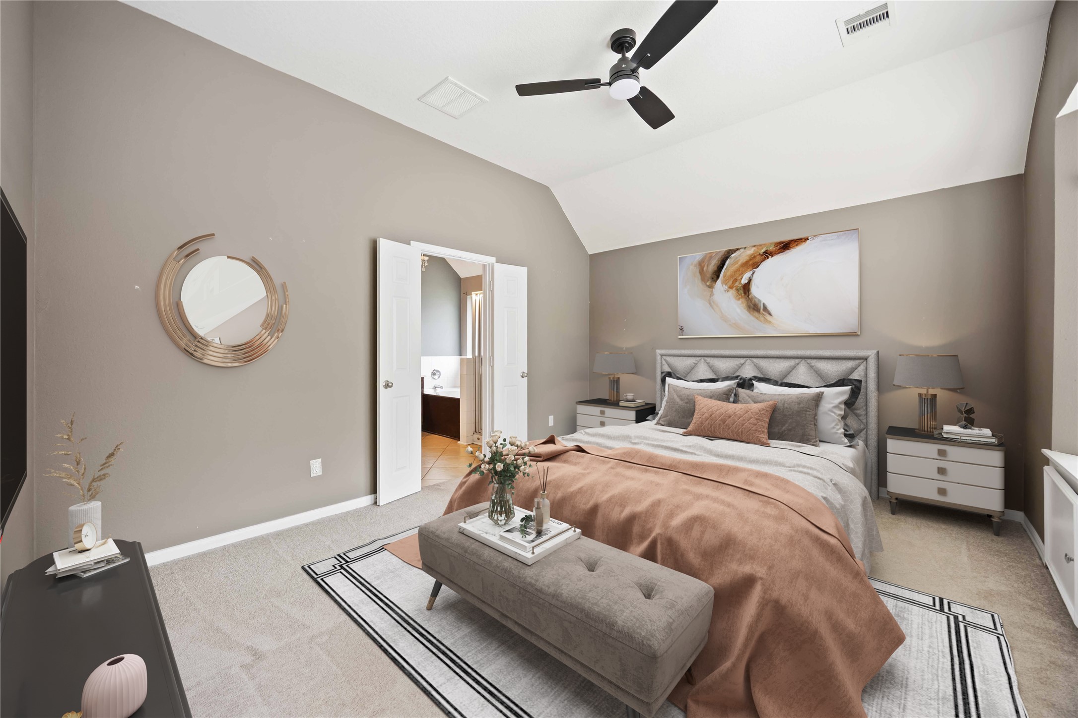 17102 Jetty Court Crosby, TX 77532 - Photo 23 of 39 Virtually staged primary bedroom