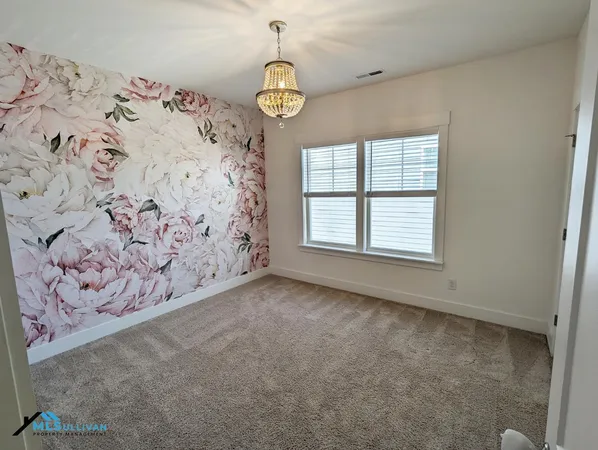 a view of a window in a room