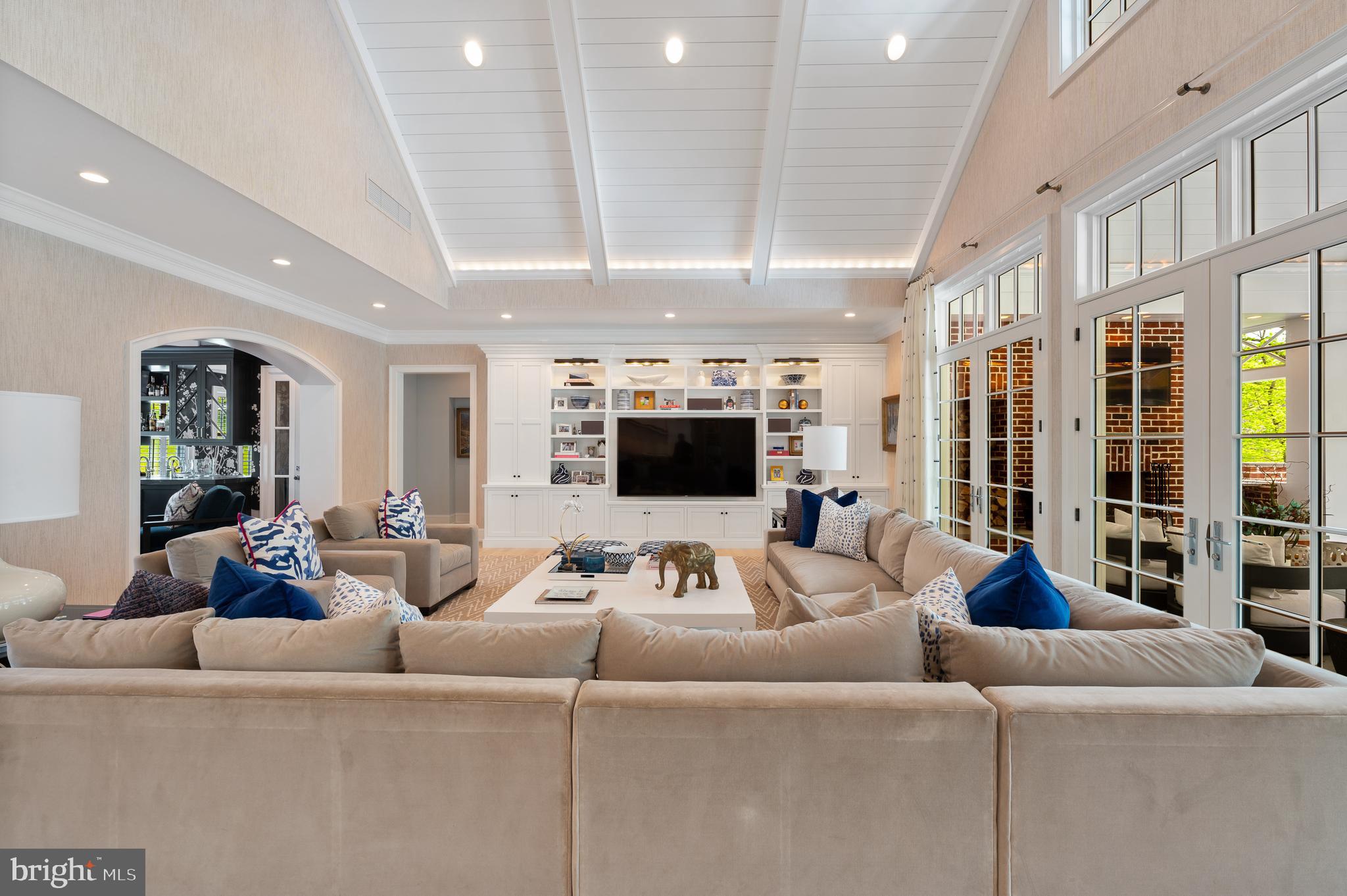 431 Boxwood Road Bryn Mawr, PA 19010 - Photo 15 of 83 Beamed vaulted ceilings and built-ins