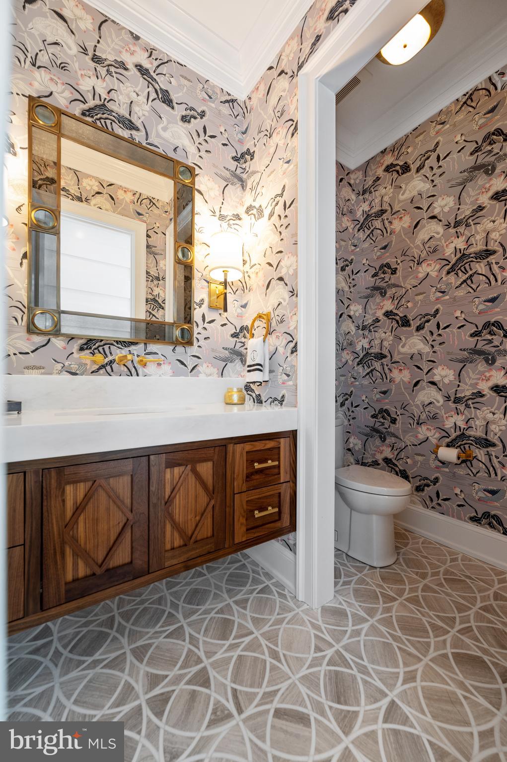 431 Boxwood Road Bryn Mawr, PA 19010 - Photo 40 of 83 Formal powder room with separate water closet