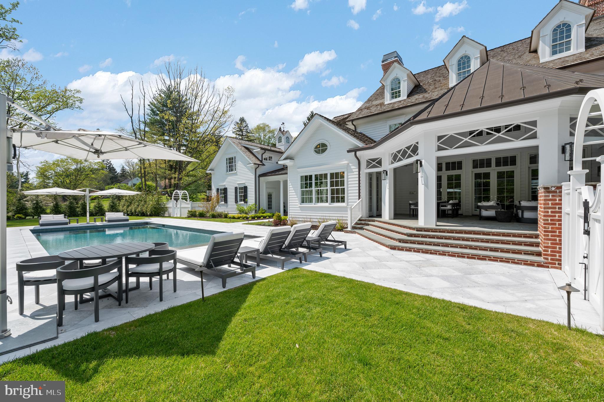 431 Boxwood Road Bryn Mawr, PA 19010 - Photo 77 of 83 View of outdoor room and pool