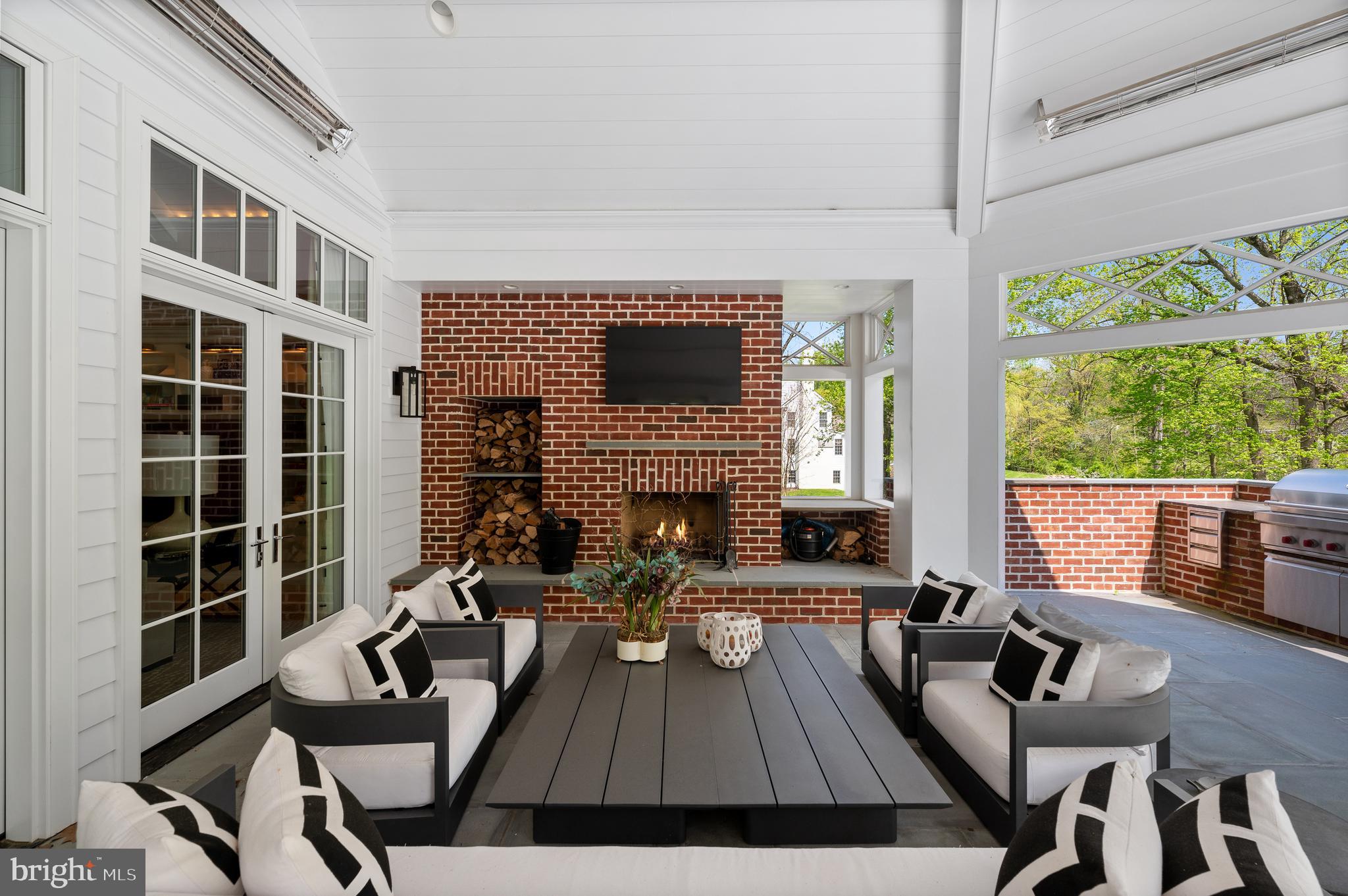 431 Boxwood Road Bryn Mawr, PA 19010 - Photo 81 of 83 Raised hearth 42" isokern fireplace