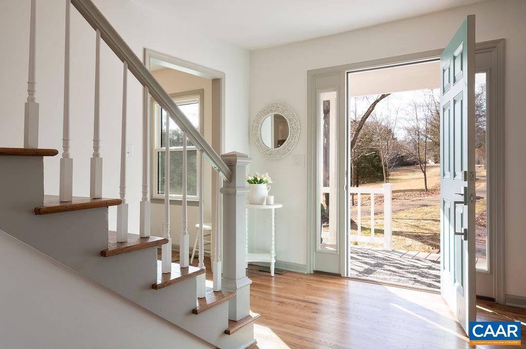 1232 Durrett Ridge Road Earlysville, VA 22936 - Photo 4 of 48 a view of an entryway with wooden floor and door