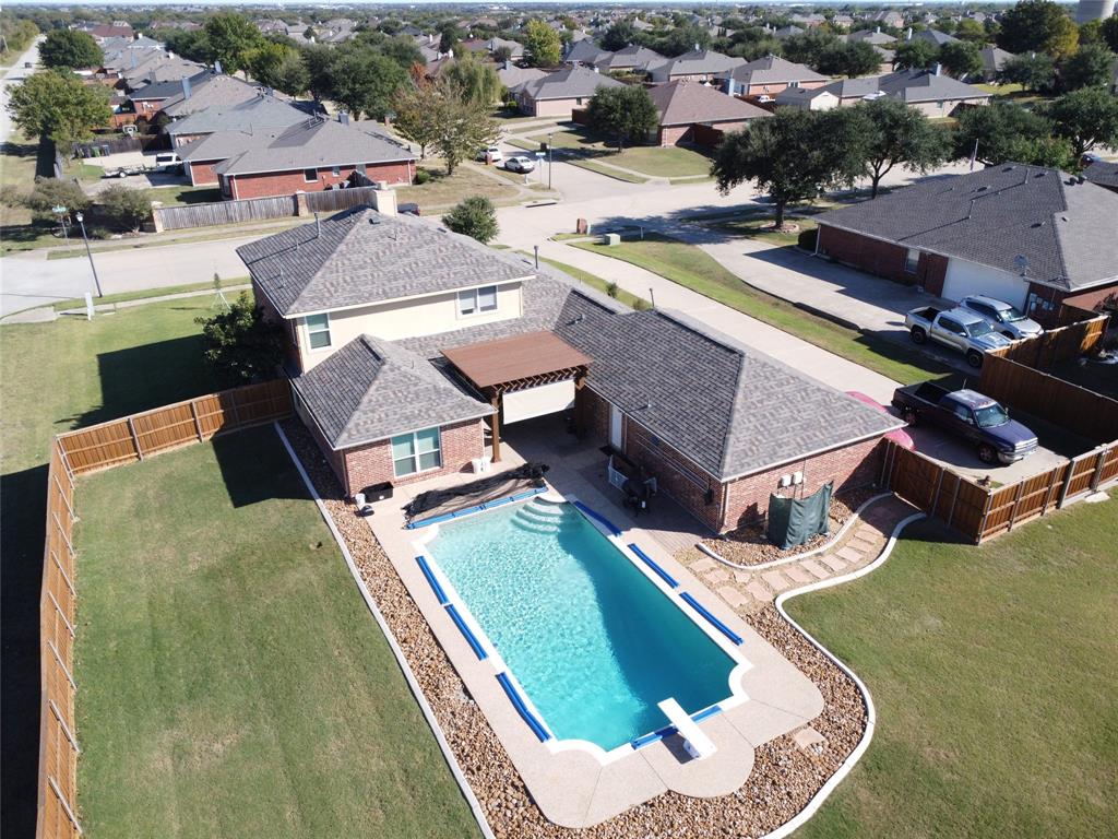 1413 Rodeo Drive Murphy, TX 75094 - Photo 28 of 29 an aerial view of a house with swimming pool