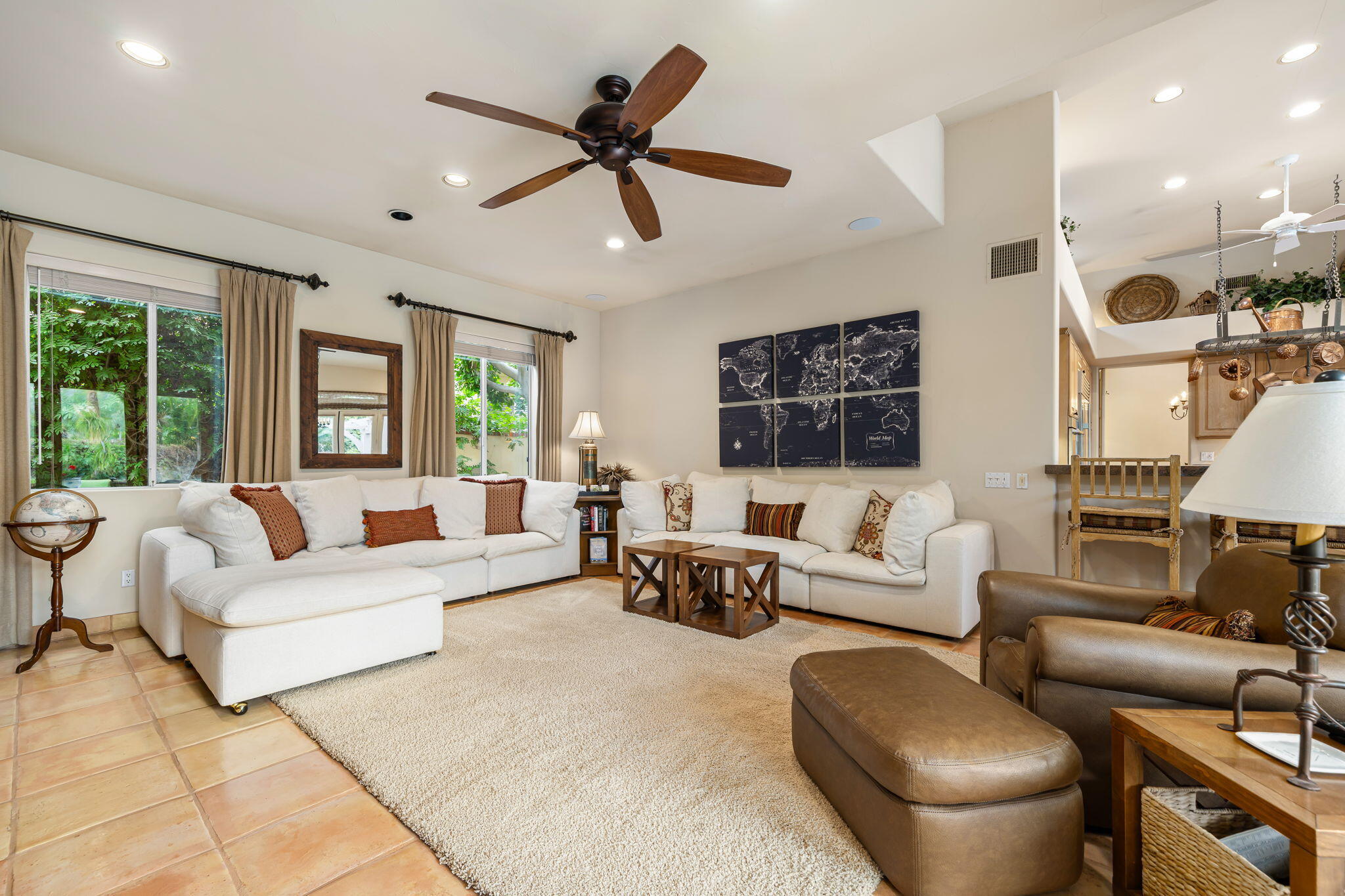 45595 Apache Road Indian Wells, CA 92210 - Photo 28 of 58 a living room with furniture and a large window