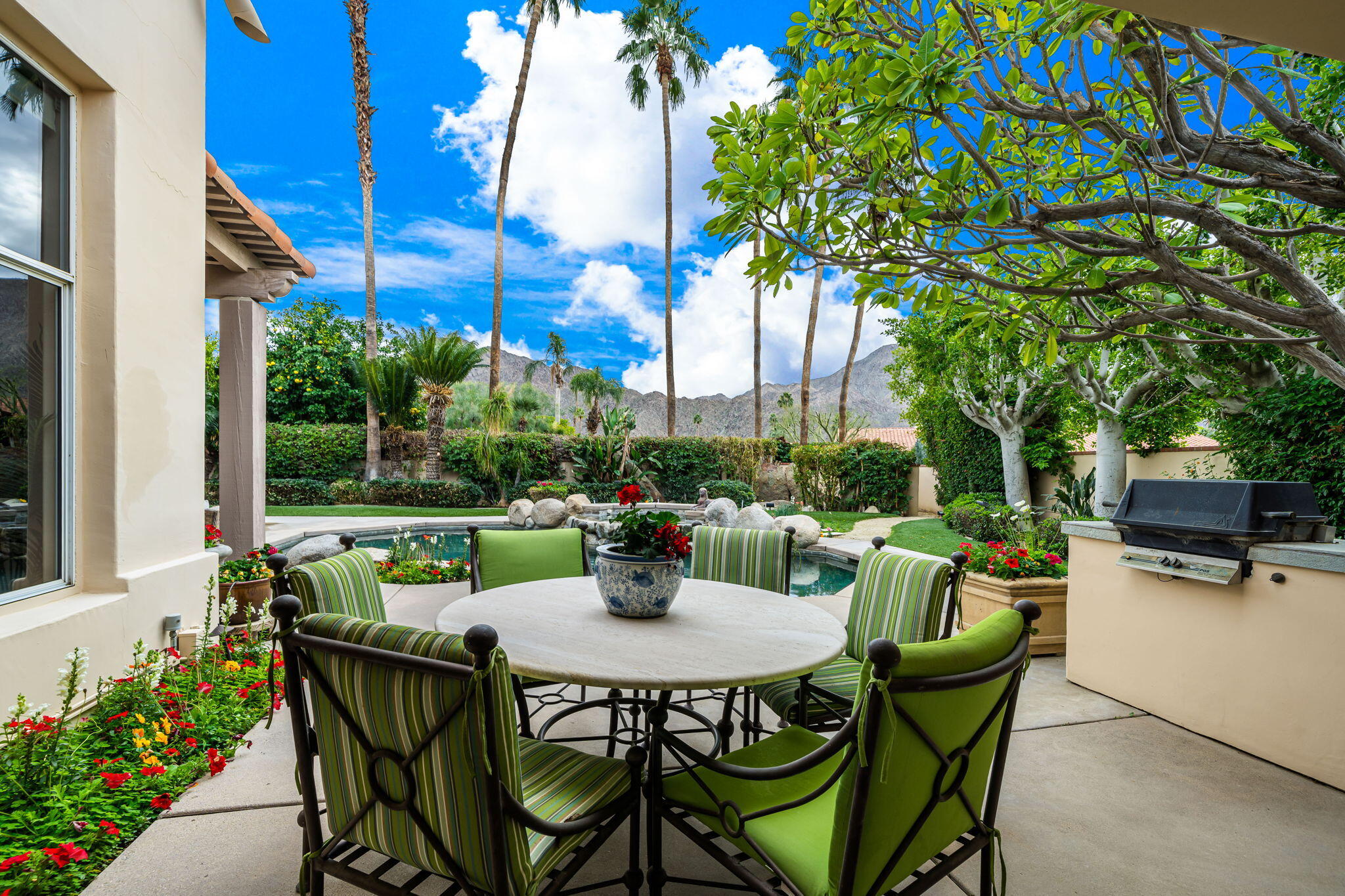 45595 Apache Road Indian Wells, CA 92210 - Photo 30 of 58 a view of an outdoor sitting area with furniture