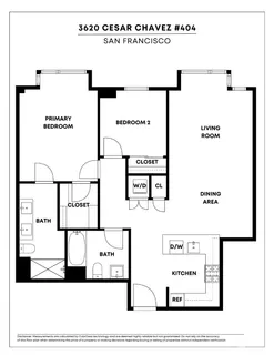 $995,000 | 3620 Cesar Chavez, Unit 404, San Francisco, CA 94110