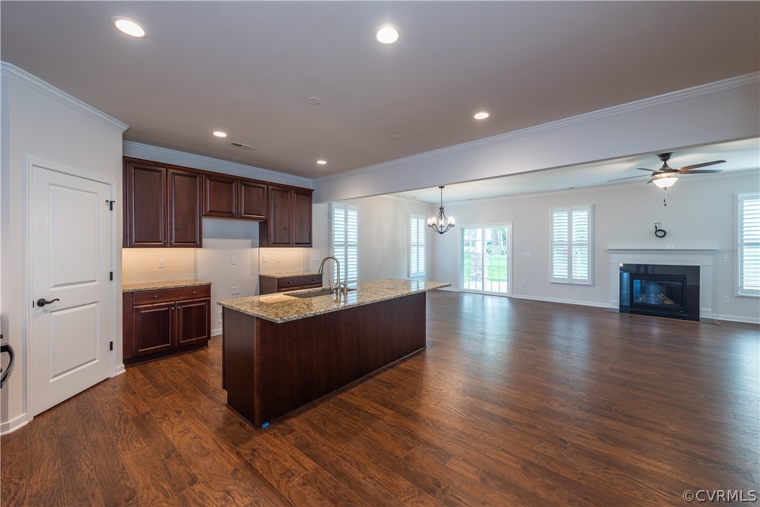 7411 Indian River Run Henrico, VA 23231 - Photo 17 of 17 Kitchen with sink, ceiling fan with notable chande