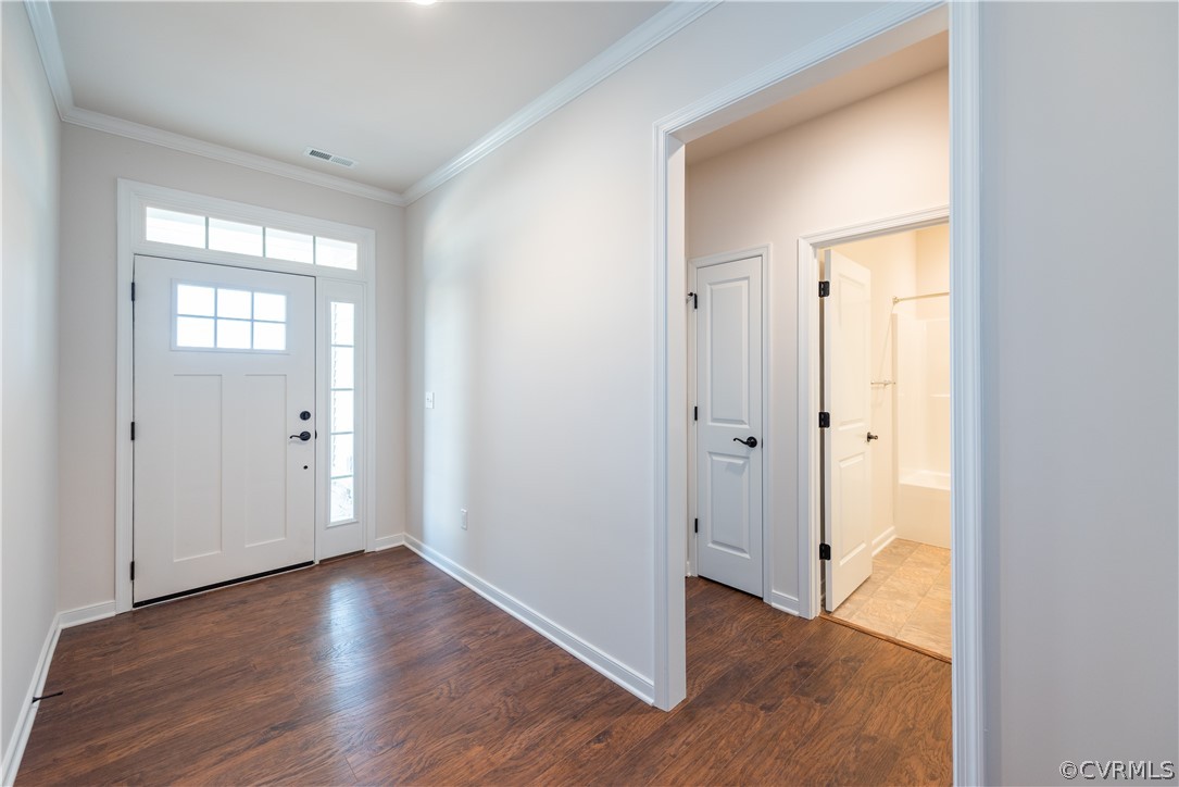 7411 Indian River Run Henrico, VA 23231 - Photo 9 of 17 entryway featuring crown molding