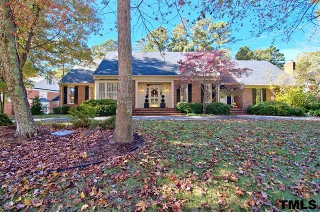 3822 Northampton Road Durham, NC 27707 - Photo 23 of 25 Final perspective of the front exterior shows the gentle rise of the lot from the street. Facade/Exterior Front