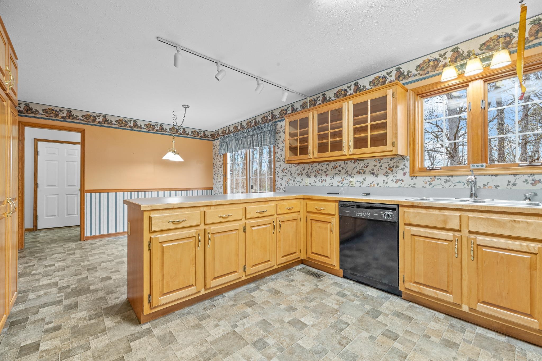 333 Cranberry Drive Stuarts Draft, VA 24477 - Photo 14 of 48 a kitchen with stainless steel appliances granite countertop a sink and cabinets