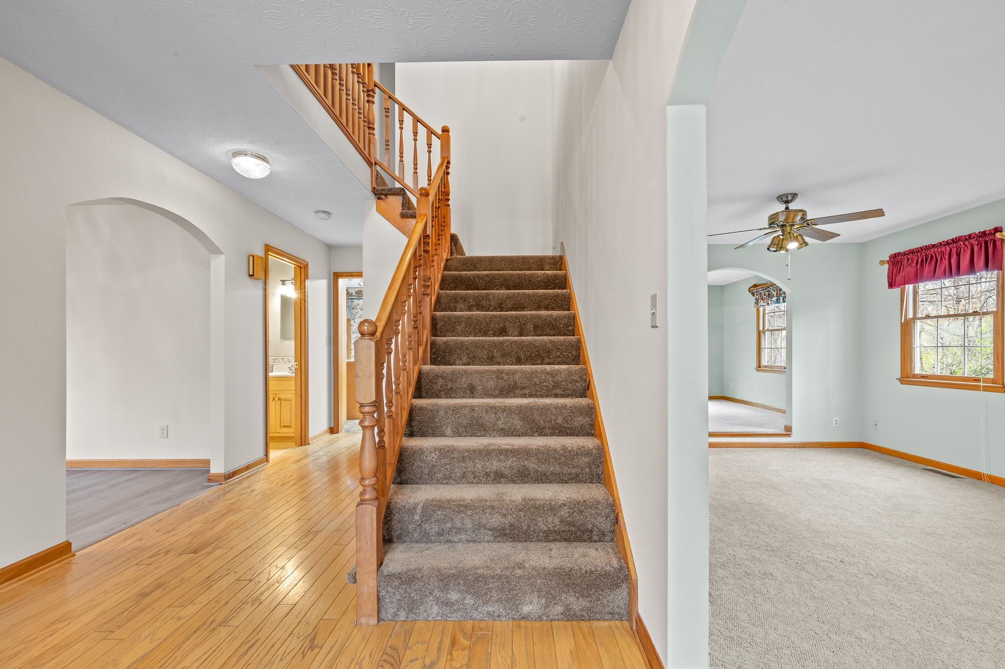 333 Cranberry Drive Stuarts Draft, VA 24477 - Photo 33 of 48 a view of entryway and hall with wooden floor