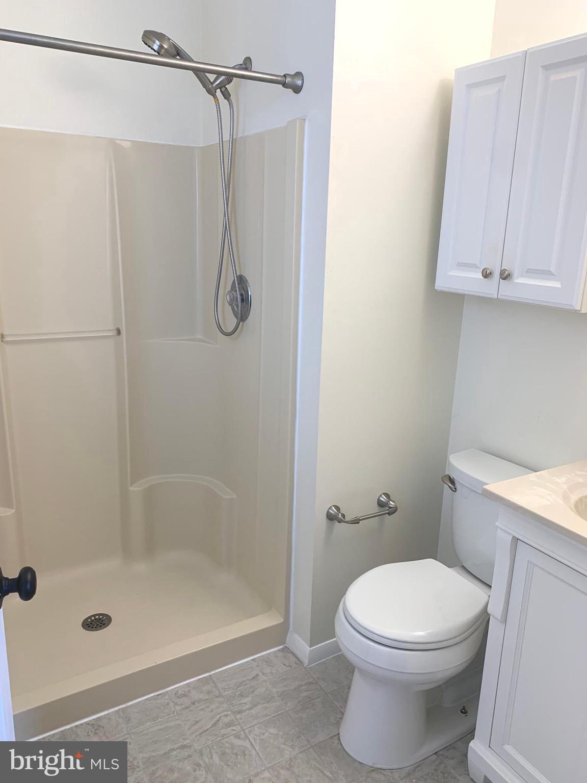 808 207th Street Pasadena, MD 21122 - Photo 10 of 20 a bathroom with a shower a toilet and a shower