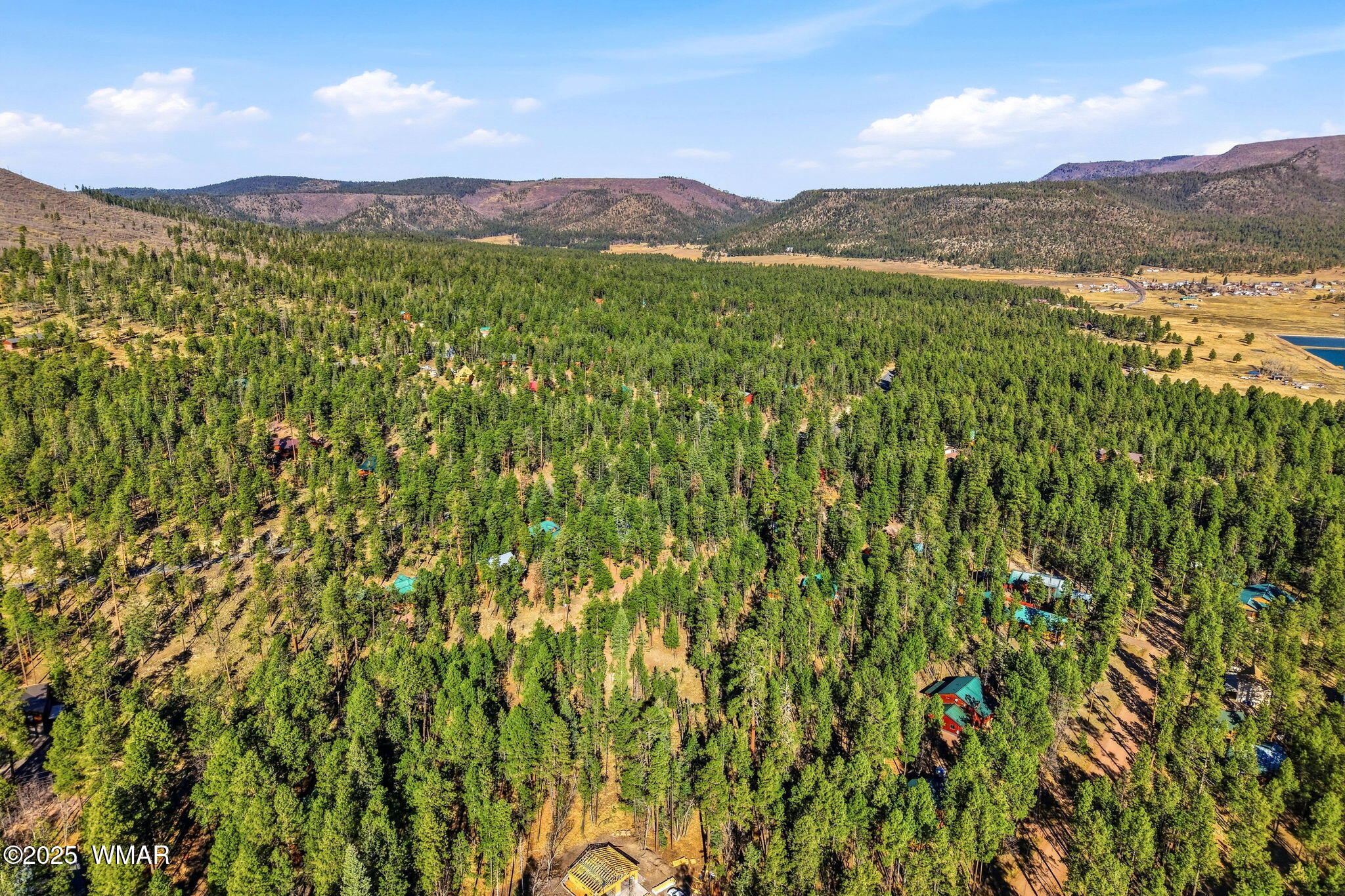 20 Co Road Alpine, AZ 85920 - Photo 7 of 15 a view of a lush green hillside and a mountain view