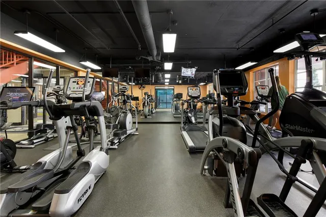 a view of an outdoor seating area