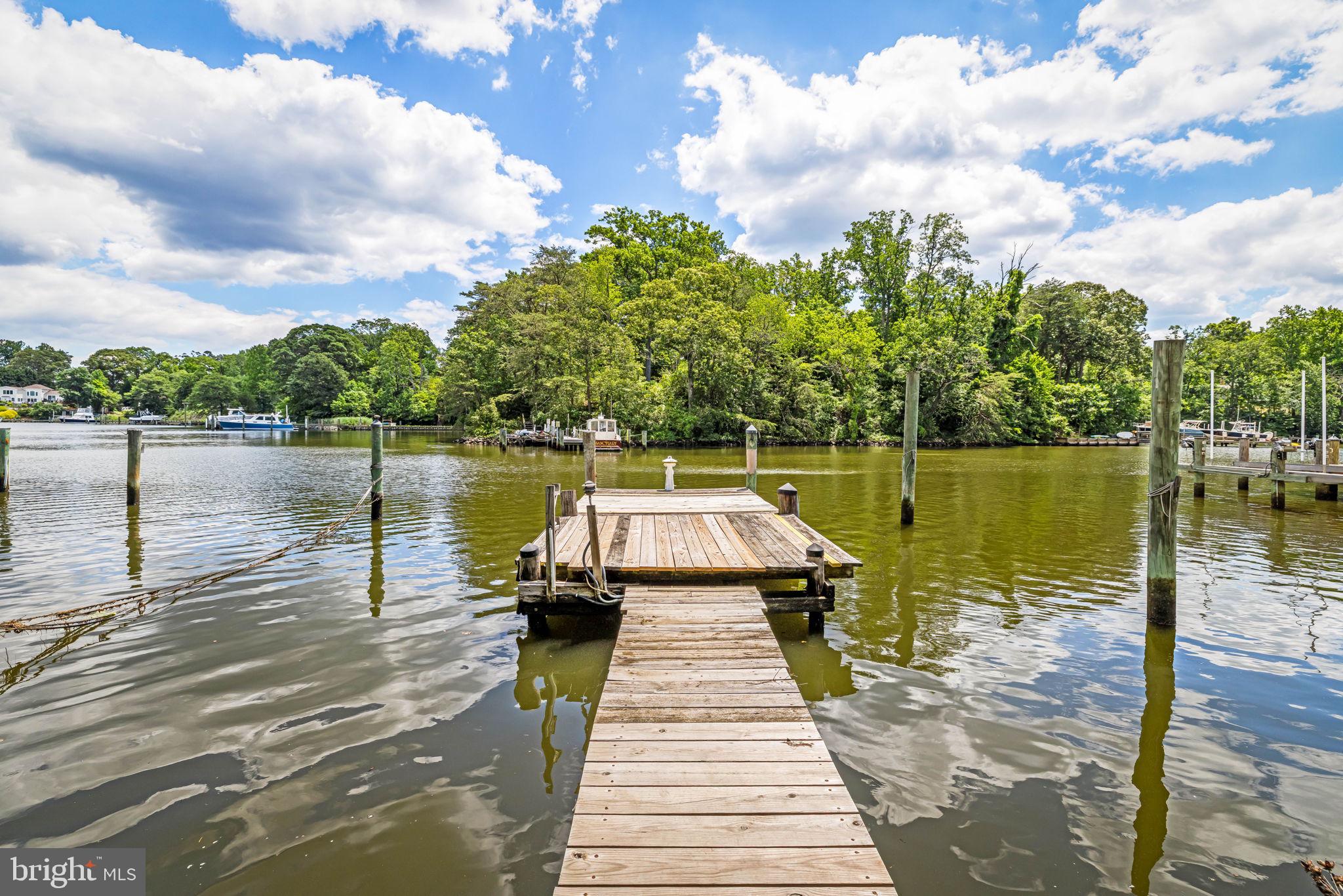 765 Dividing Road Severna Park, MD 21146 - Photo 16 of 17 a view of a lake with houses