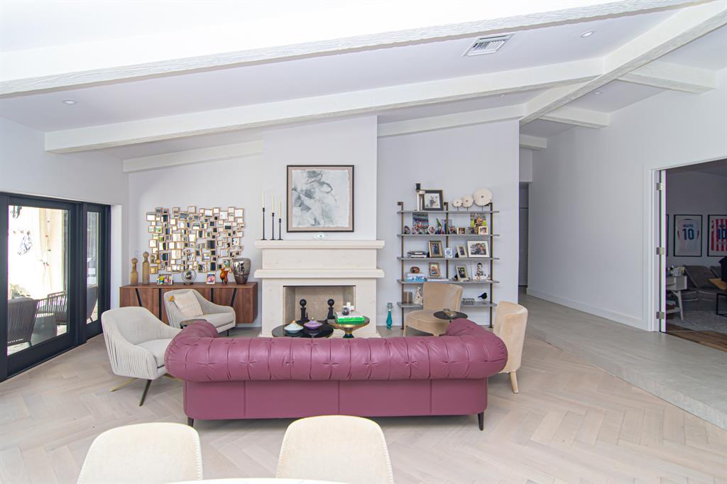 8208 Twin Lake Drive Boca Raton, FL 33496 - Photo 6 of 53 a living room with furniture and a fireplace