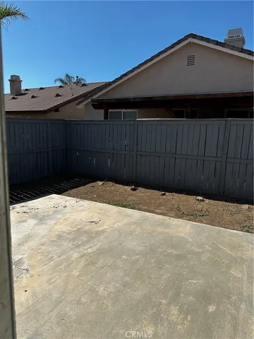 a view of wooden fence