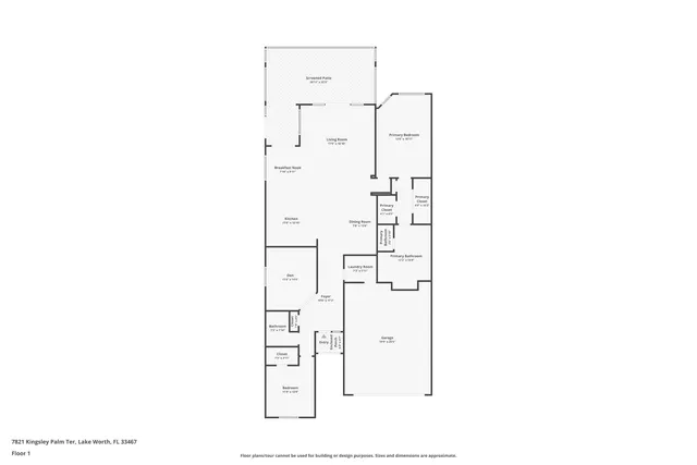 $684,900 | 7821 Kingsley Palm Terrace, Lake Worth, FL 33467