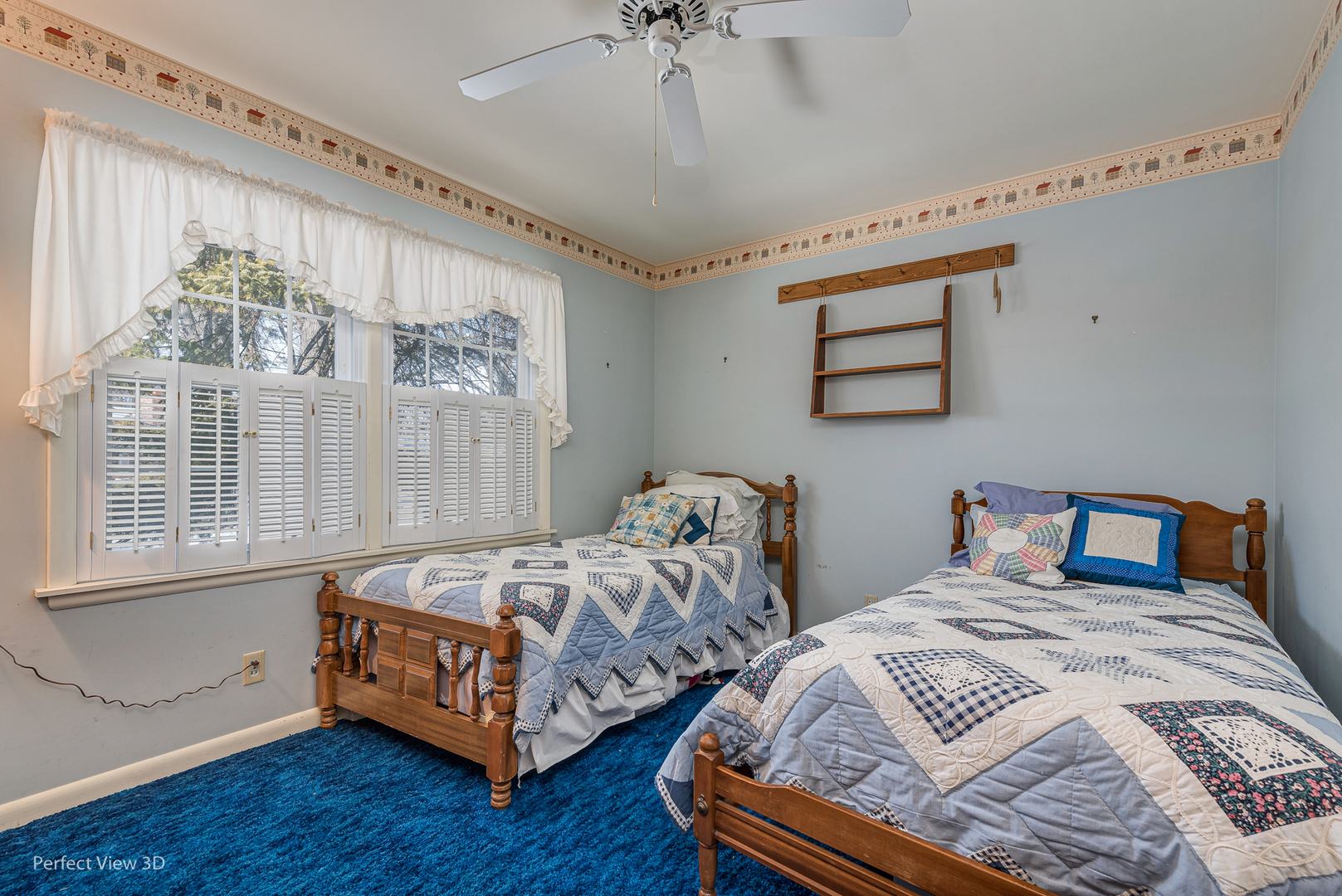 313 Alschuler Drive Aurora, IL 60506 - Photo 17 of 23 a bedroom with two beds and a window