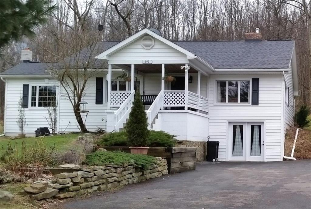 Your dream comes true with this rare find! This natural setting parcel has 43 wooded acres in the heart of the Laurel Highlands with 2 gorgeous ponds, perennial beds, and trails wide enough for ATVs, and OGM rights are INCLUDED!! Its minutes to Ohiopyle. The house has been renovated and is model quality. Check out the main pond next!