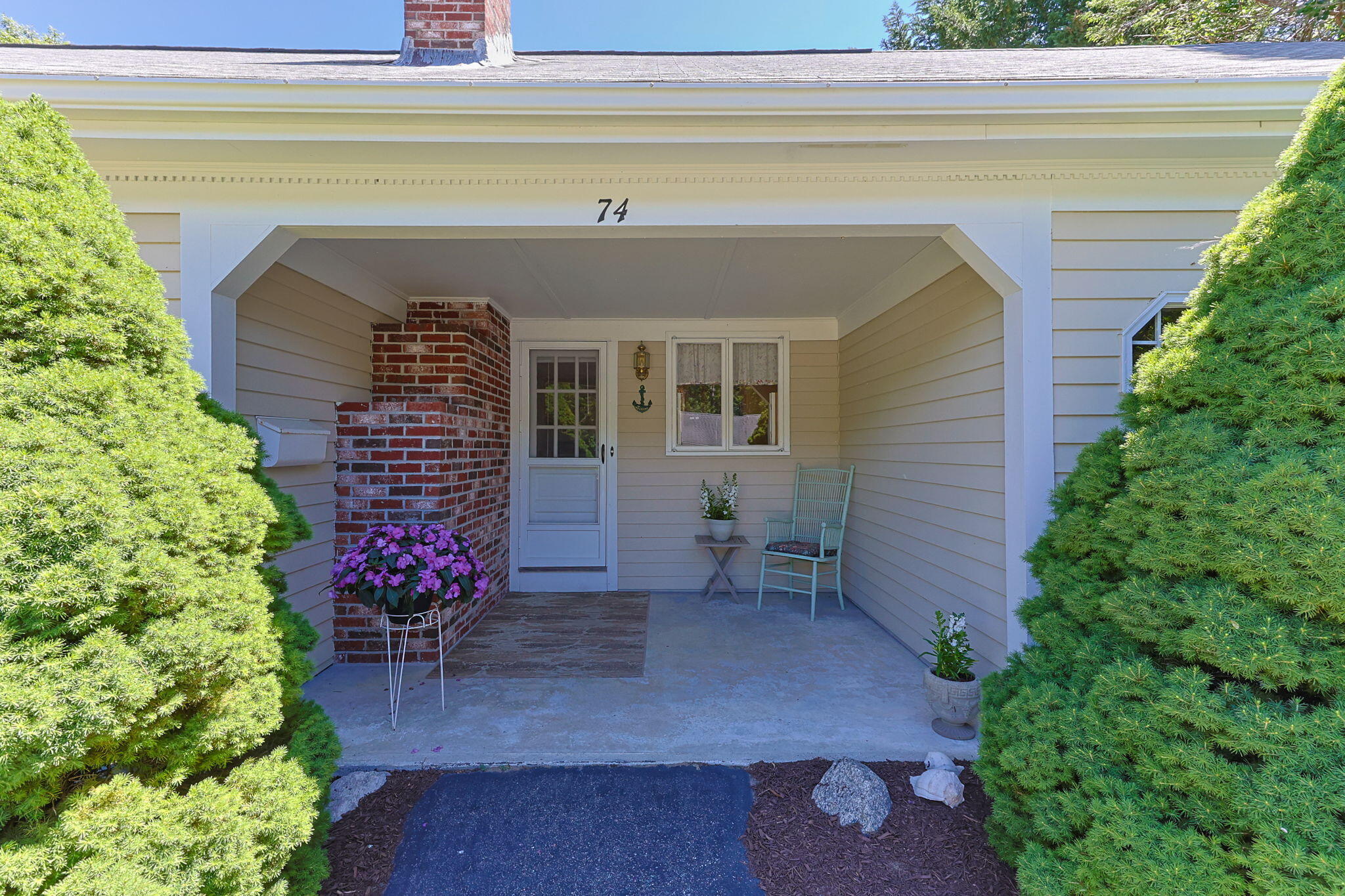 74 Taft Road West Yarmouth, MA 02673 - Photo 2 of 31 front porch pink flowers