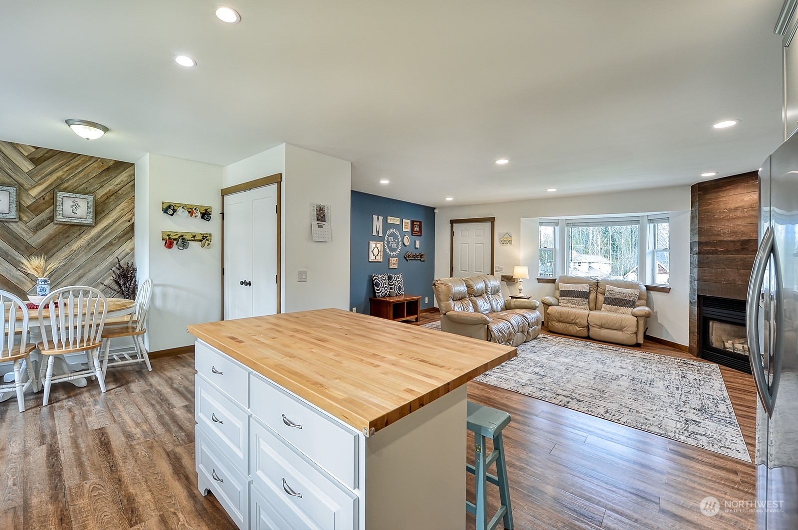 3978 Roma Court Bellingham, WA 98226 - Photo 24 of 38 a living room with stainless steel appliances granite countertop furniture and a kitchen view