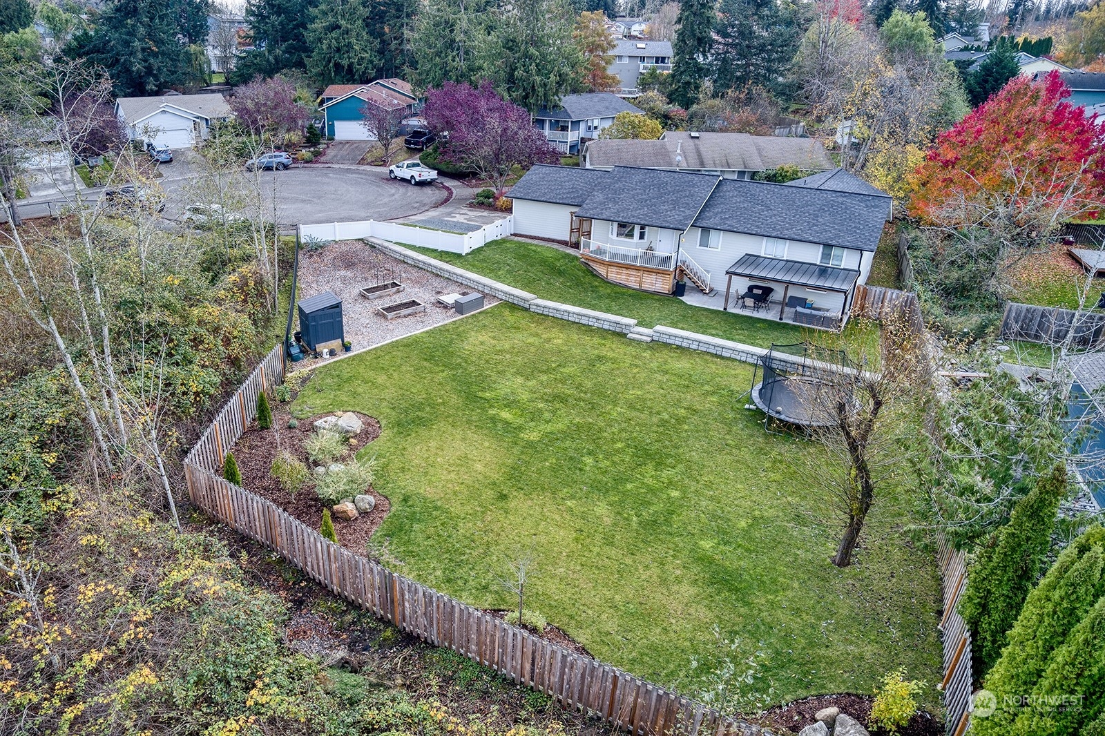 3978 Roma Court Bellingham, WA 98226 - Photo 7 of 38 an aerial view of a house having yard