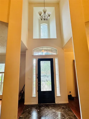 a view of an entryway door